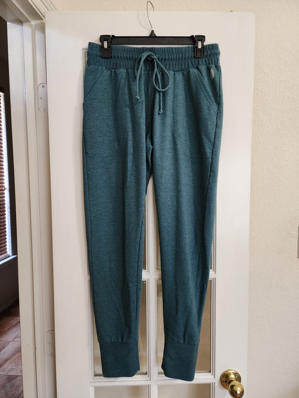 Free People FP Movement Teal Heather Jogger Sweatpants Medium